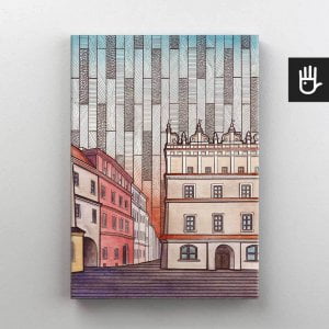 Lublin canvas obraz na plotnie stare miasto kamienica chociszewka rynek 6