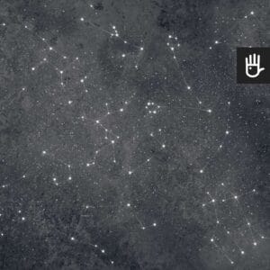 Fototapeta Nyks z konstelacjami znaków zodiaku na tle rozgwieżdżonego nieba