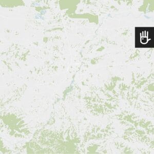 Fototapeta mapa Rzeszowa ulice w kolorze z zaznaczonymi ulicami, terenami zielonymi i zbiornikami wodnymi