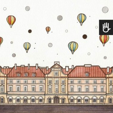 Fototapeta lublin plac zamkowy dziecięcy wzór