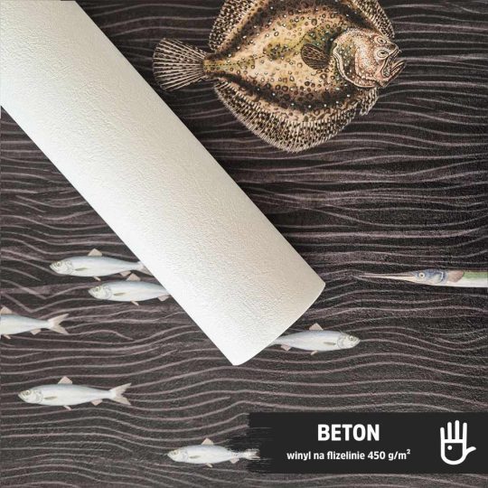 Tapeta winylowa na flizelinie o gramaturze 450 g/m² w strukturze - beton o dekoracyjnym wyglądzie tynku strukturalnego dostępna w sklepie Dudek Manufaktura.